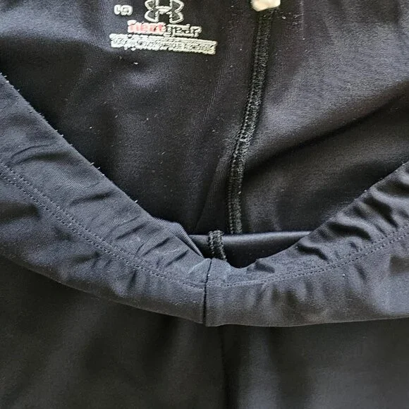 Under Armour Heat Gear Compression Capri Legging - Black - Women's Size Large - Picture 3 of 5